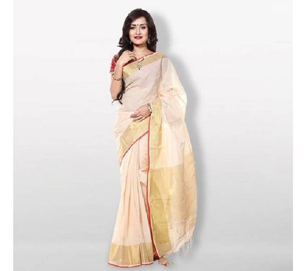 Cotton Jari Par Saree