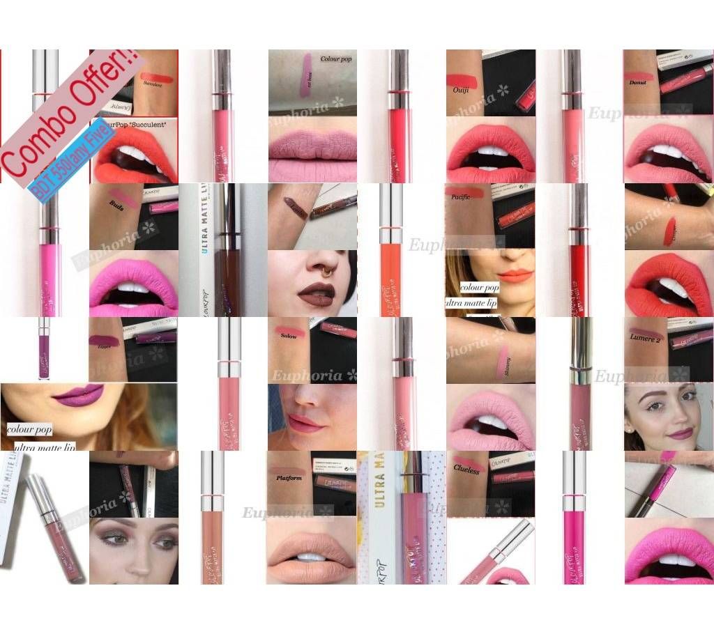 Colourpop Matte Lipsticks(Dupe)