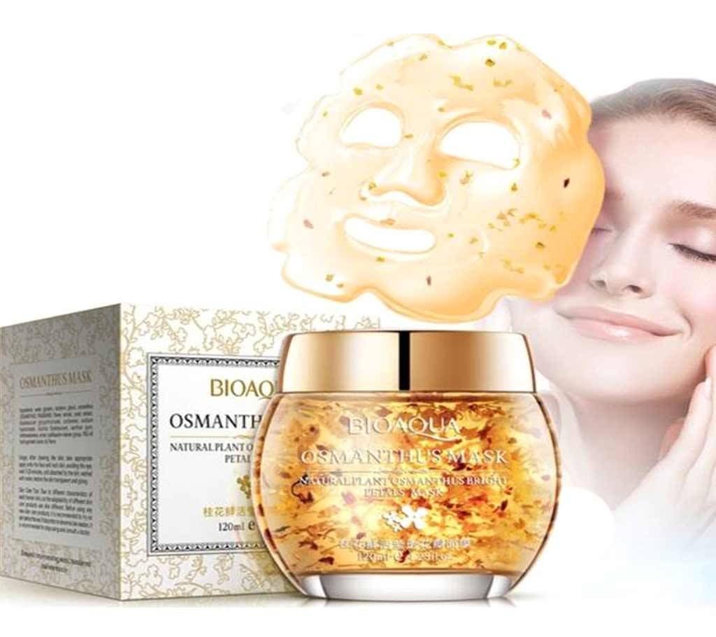 BIOAQUA Osmanthus bright petals clay sleeping moist acne and Spot Solution facial mask 120ml China