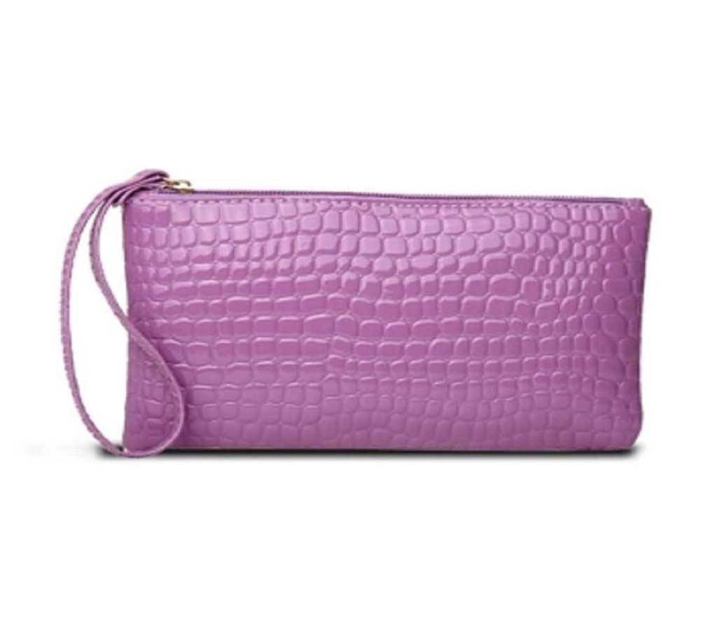 Mini Crocodile Purse Purple