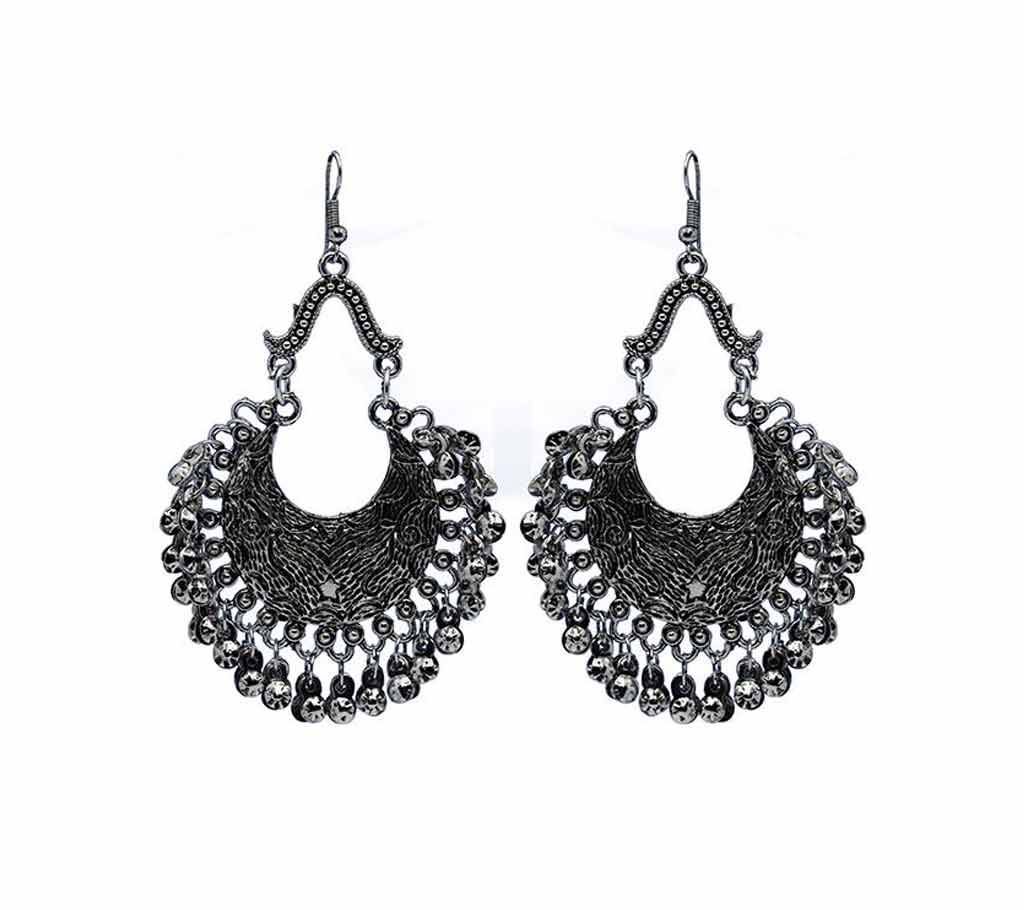 Silver Plated Antique Alloy Earring For Women