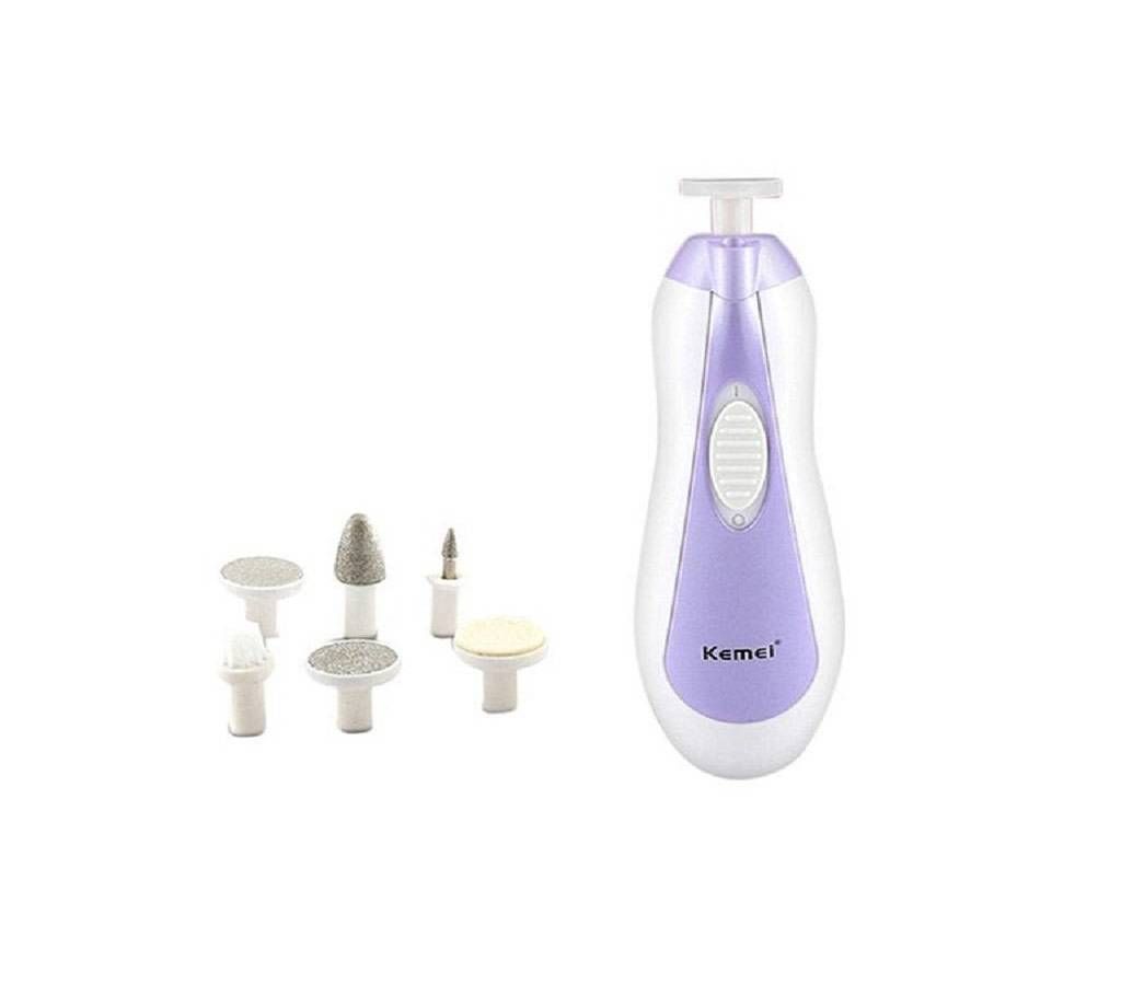 Kemei Km-3522 Electronic Nail Tools Pro Manicure Set - Purple