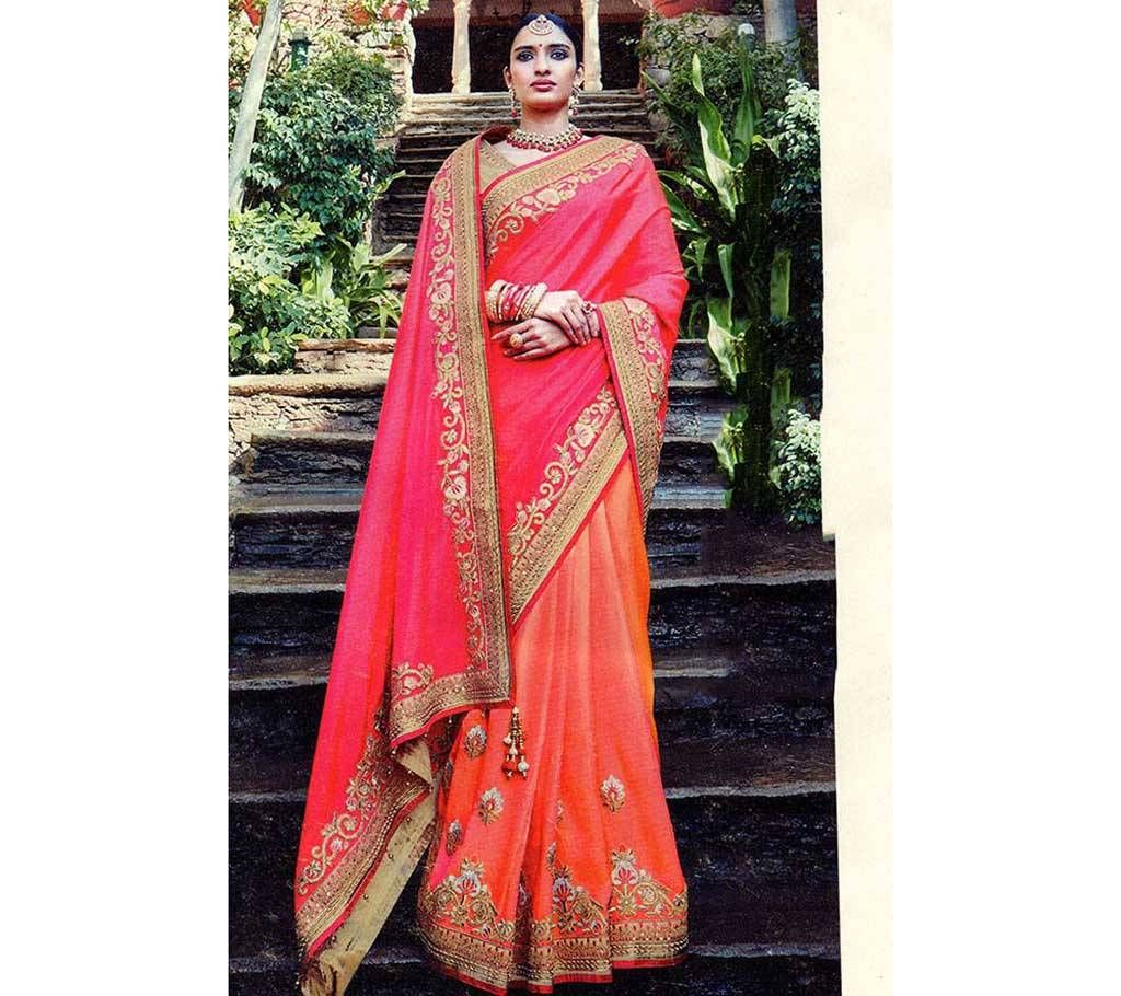 Kimora Sunehri tosor Silk sharee 