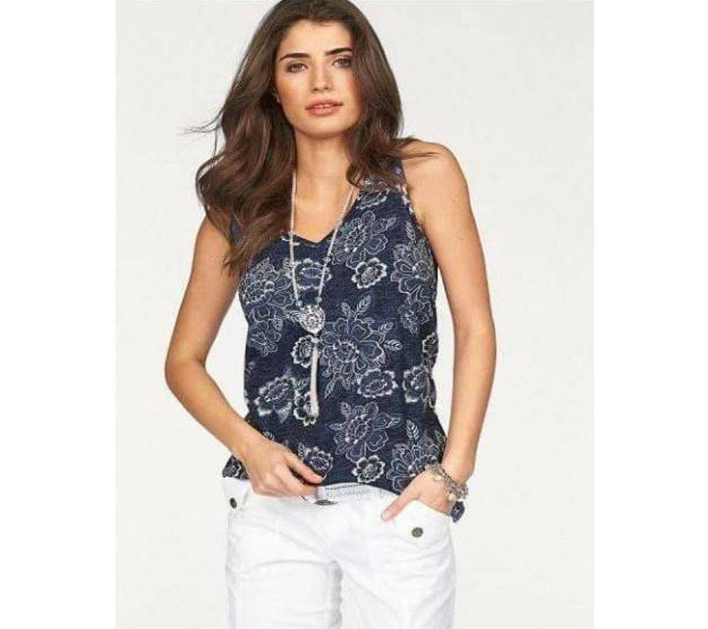 Womens Printed Tank-Top