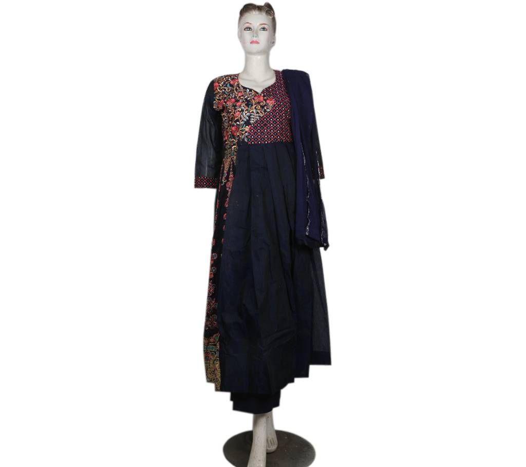 Readymade Embroidery Work Frock Styled Salwar Kameez