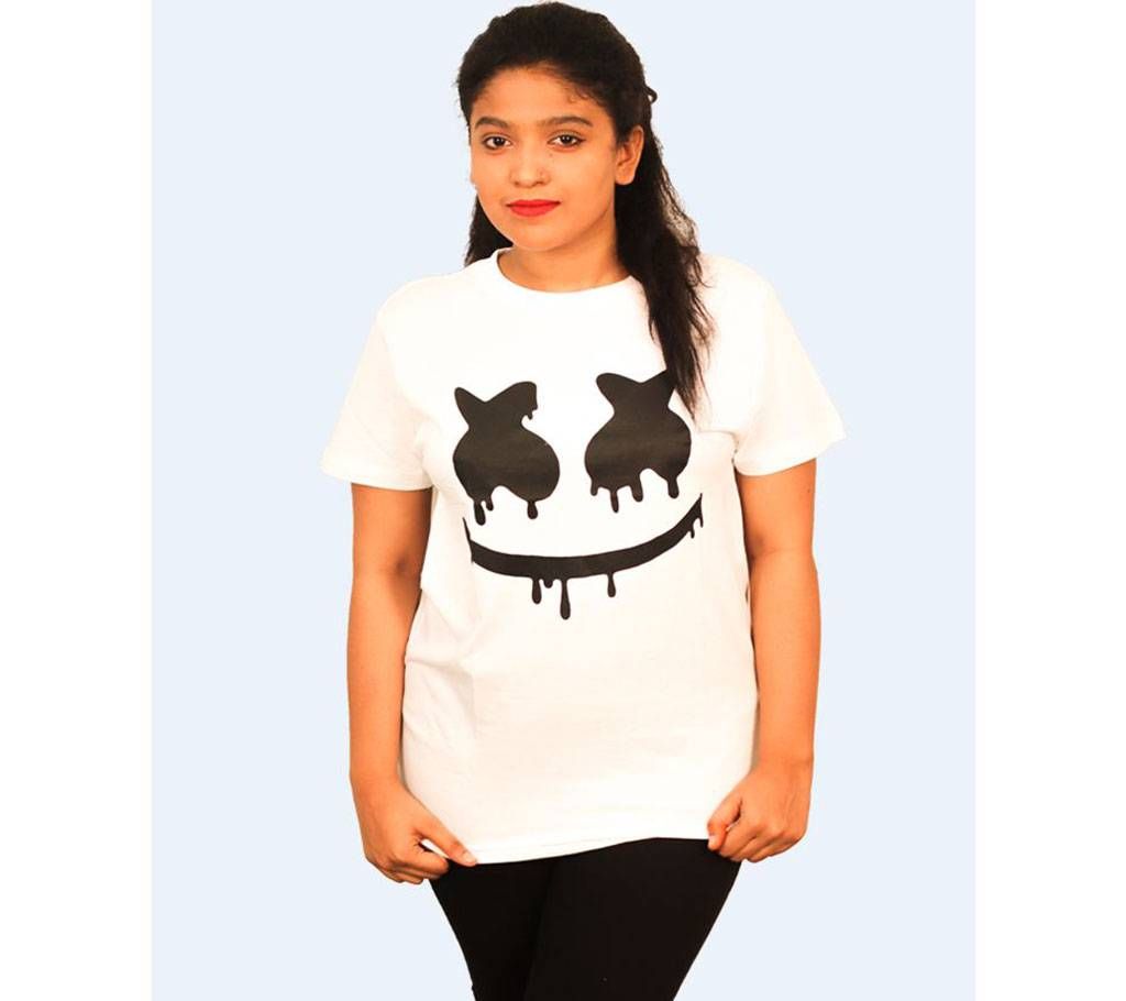 Marshmello Ladies Half Sleeve Cotton T-Shirt