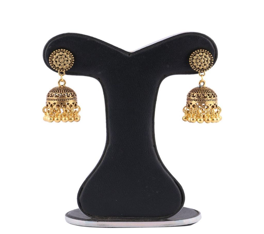 Golden Color Kasmiri Jhumka