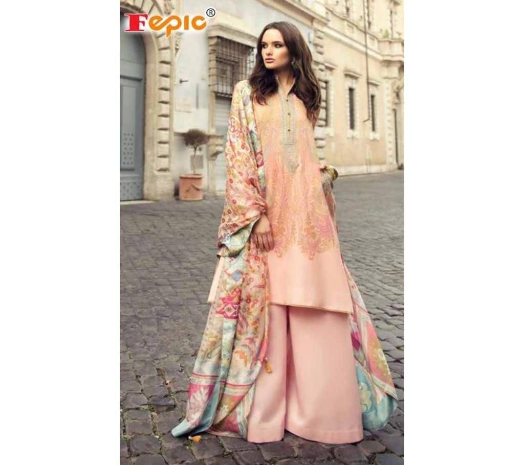 ROSEMEEN TEXTURE BY FEPIC Suits- 35001 Unstitched COTTON 3 pcs