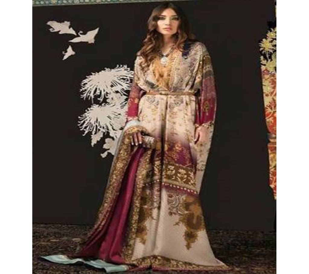 Indian Sana Safinaz Premium Silk by Shree Febs Unstitched Three Piece - Copy
