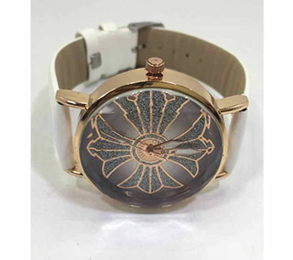 Wrist watch for Women- White