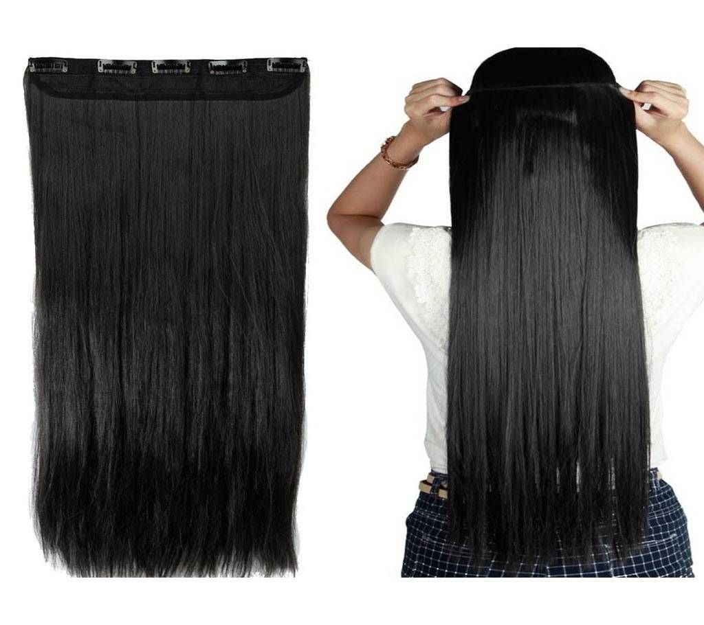Extensions Straight Natural Black Hair