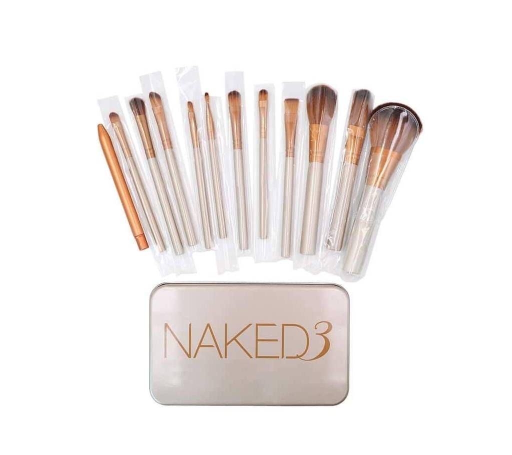 Naked 3 Makeup Brush Set 12pieces  UK