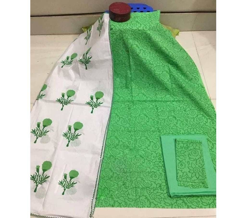 Deshi Cotton Unstitched 3Pcs