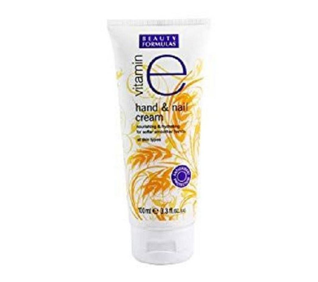 Beauty Formulas Vitamin E Hand & Nail Cream 100 ml