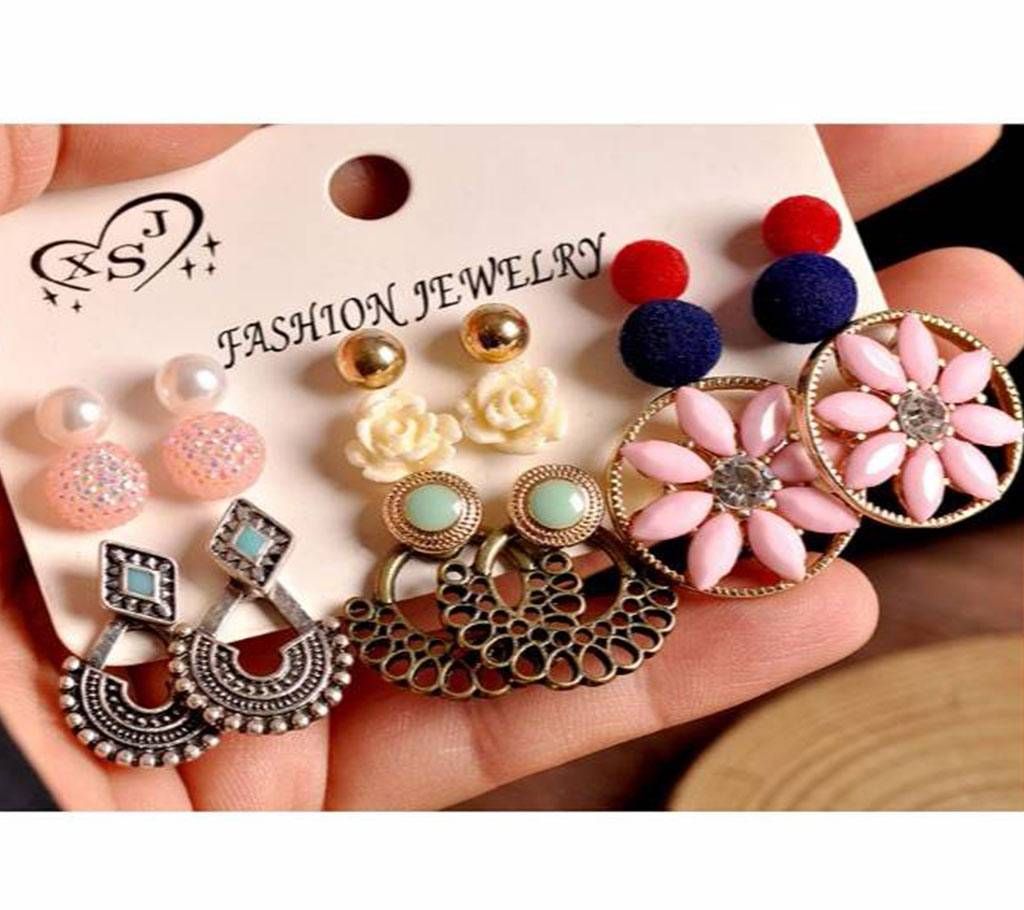 9 pairs Slud earrings set
