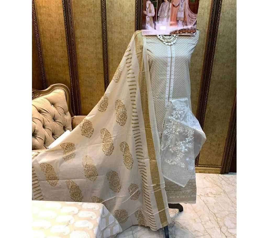 Unstitched Shree Fabs SRM Imported SANA SAFINAZ Exclusive Collection (5126)