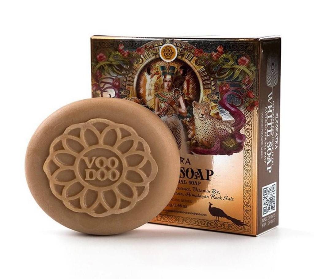 White soap natural herbal soap-70gm-Thailand 