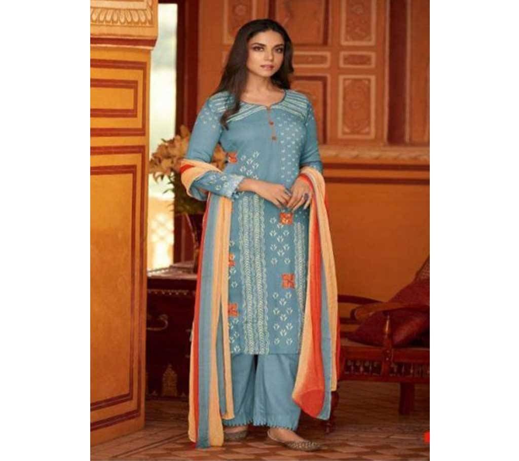 Unstitched Shahnaz Arts Gulbahar 3 Pcs - 5505 - ASI