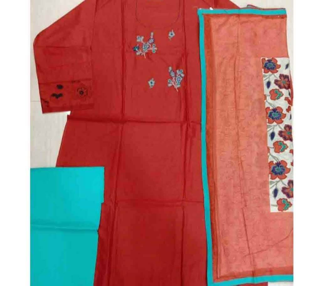 Semi Stitch 3Pcs - D.No-11-1794 - 002 - KST