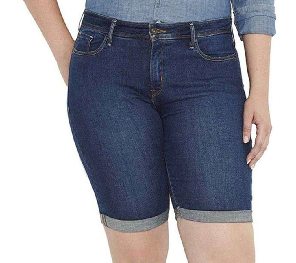 Denim Shorts For Women -Blue