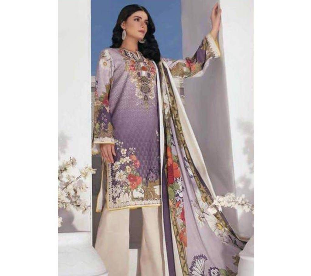 Ferdous Collection Unstitched Pakistani Lawn 3Pcs-Velvet