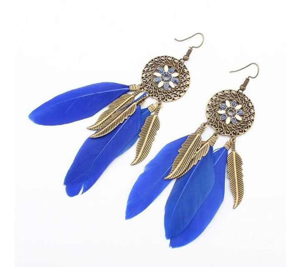 Feather Dangle Earrings