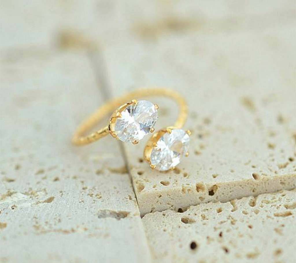 adjustable zircon ring
