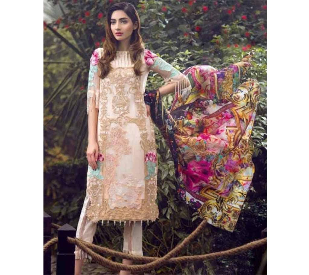 unstitched Georgette Pakistani salwar suit 