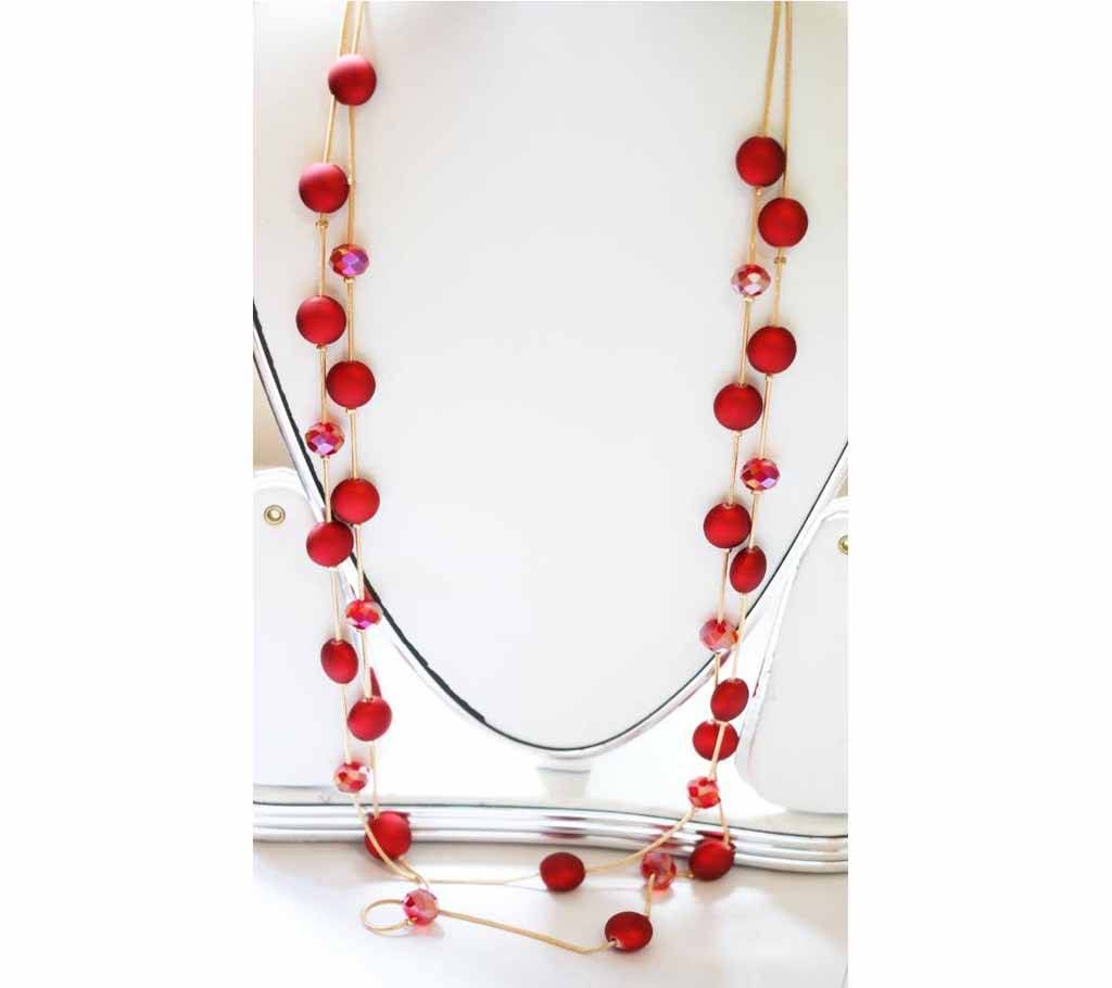 Attractive Maroon Color Beads Chain
