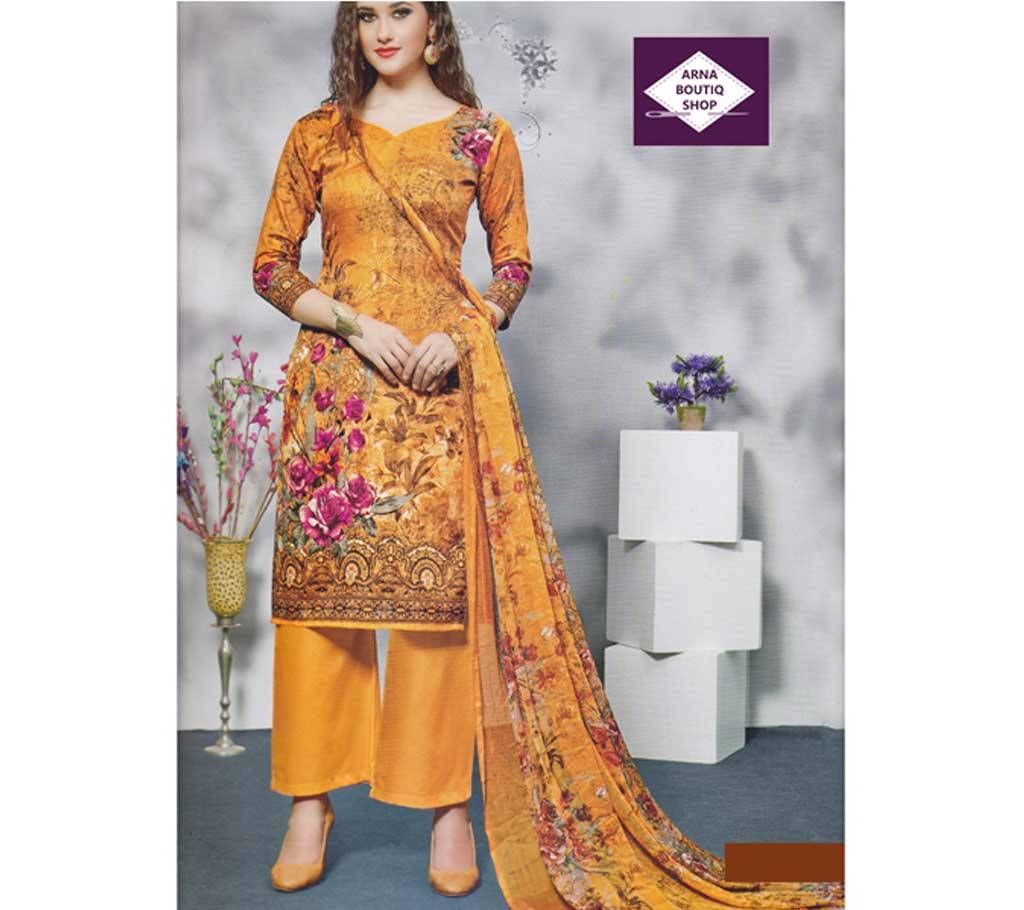 Unstitched Printed Lawn Three-pcs (Copy)