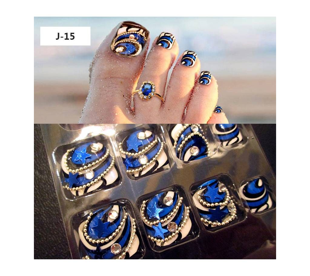 3D fake nails - Set of 24 pieces