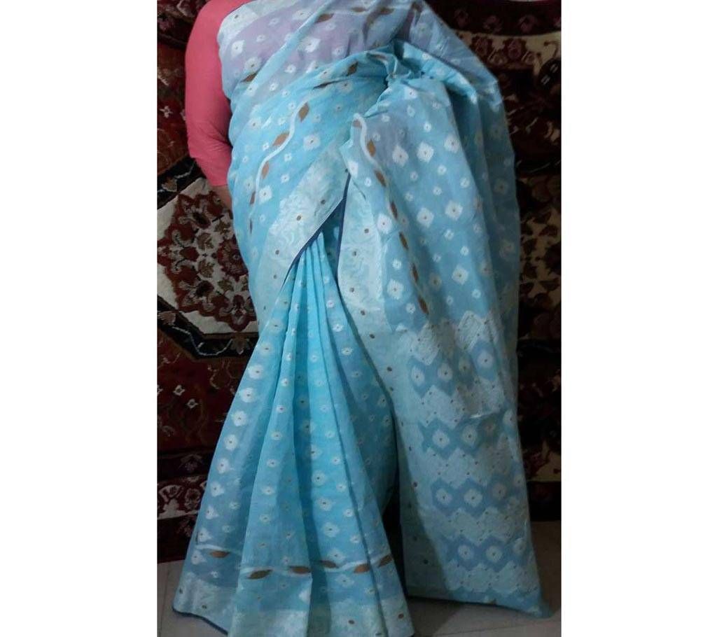 pure cotton katan sharee 