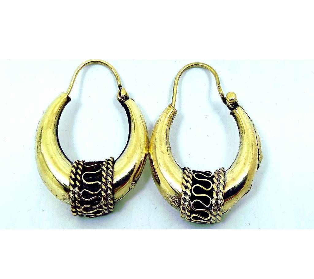 Gold plated Makri earring 