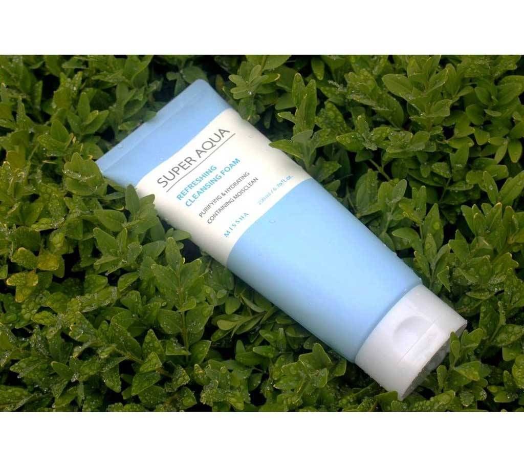 [Missha] Super Aqua Cleansing Foam - South Korea (200ml)