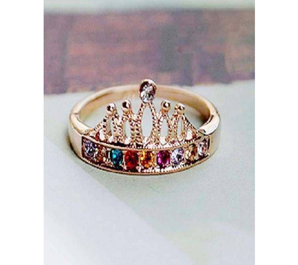 Crown Shape Finger Ring