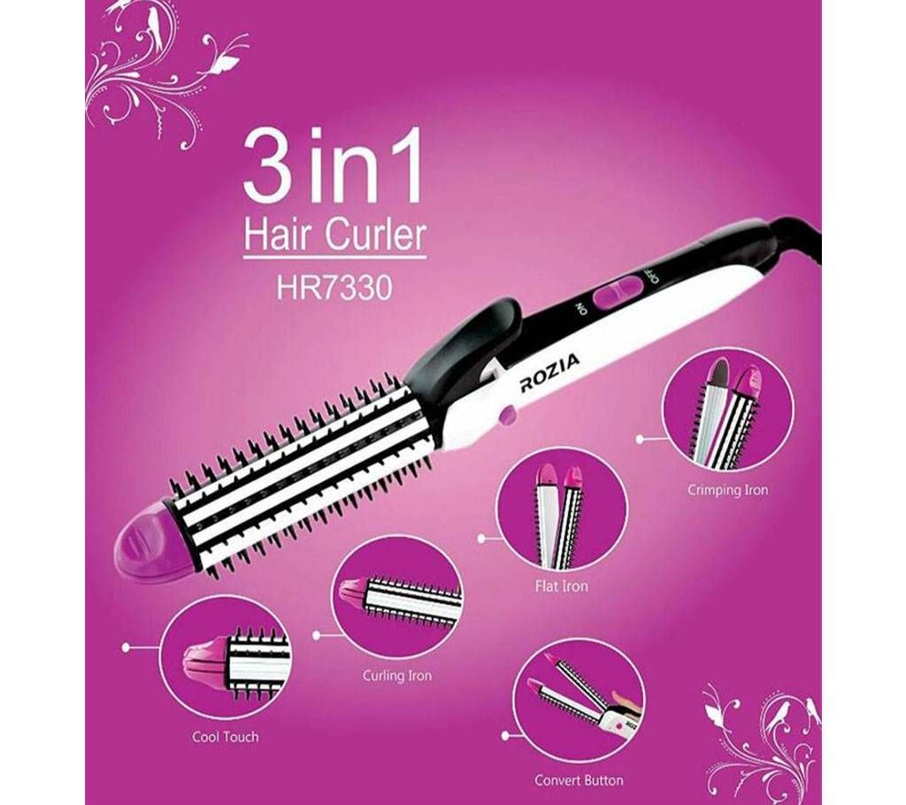 Rozia 3 in 1 Hair Stereo & Color