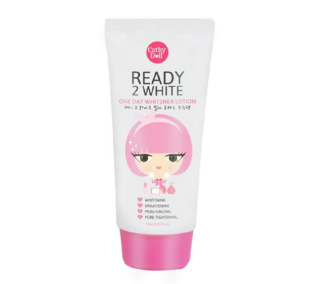 Instant white Ready 2 WHITE One Day Whitener Body Lotion Glutathione
