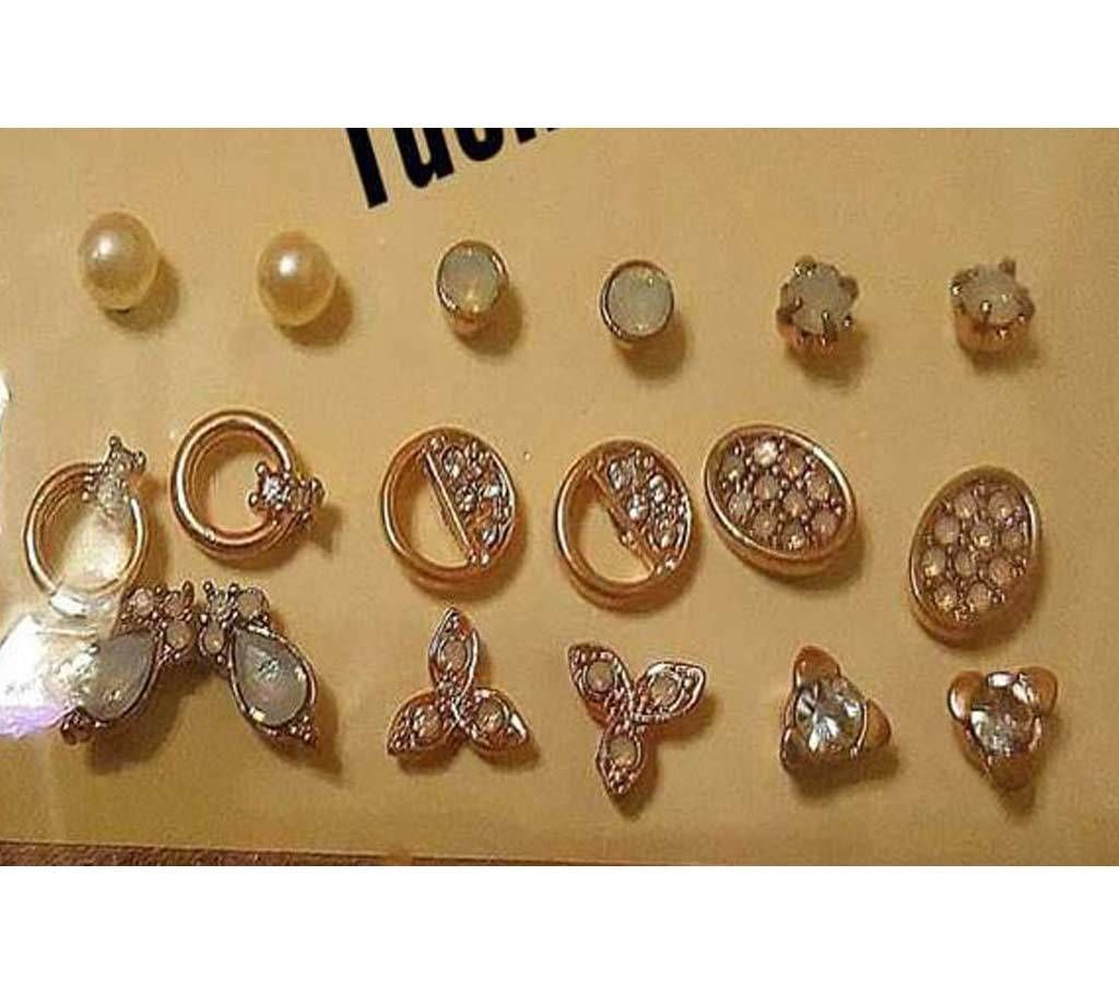 OPIA Ear Ring Set Rose