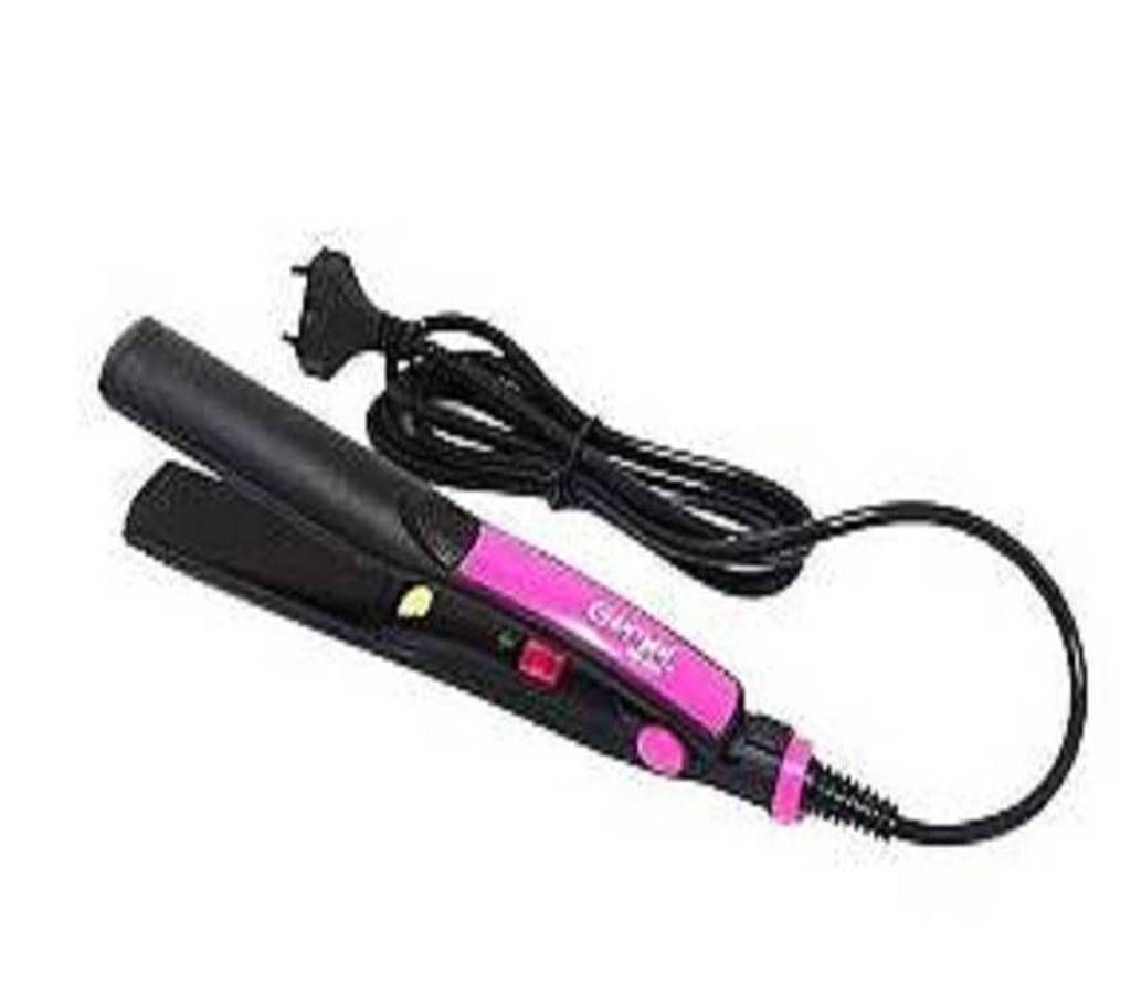 Gemei GM-2932 Hair Stretcher - Black and Pink