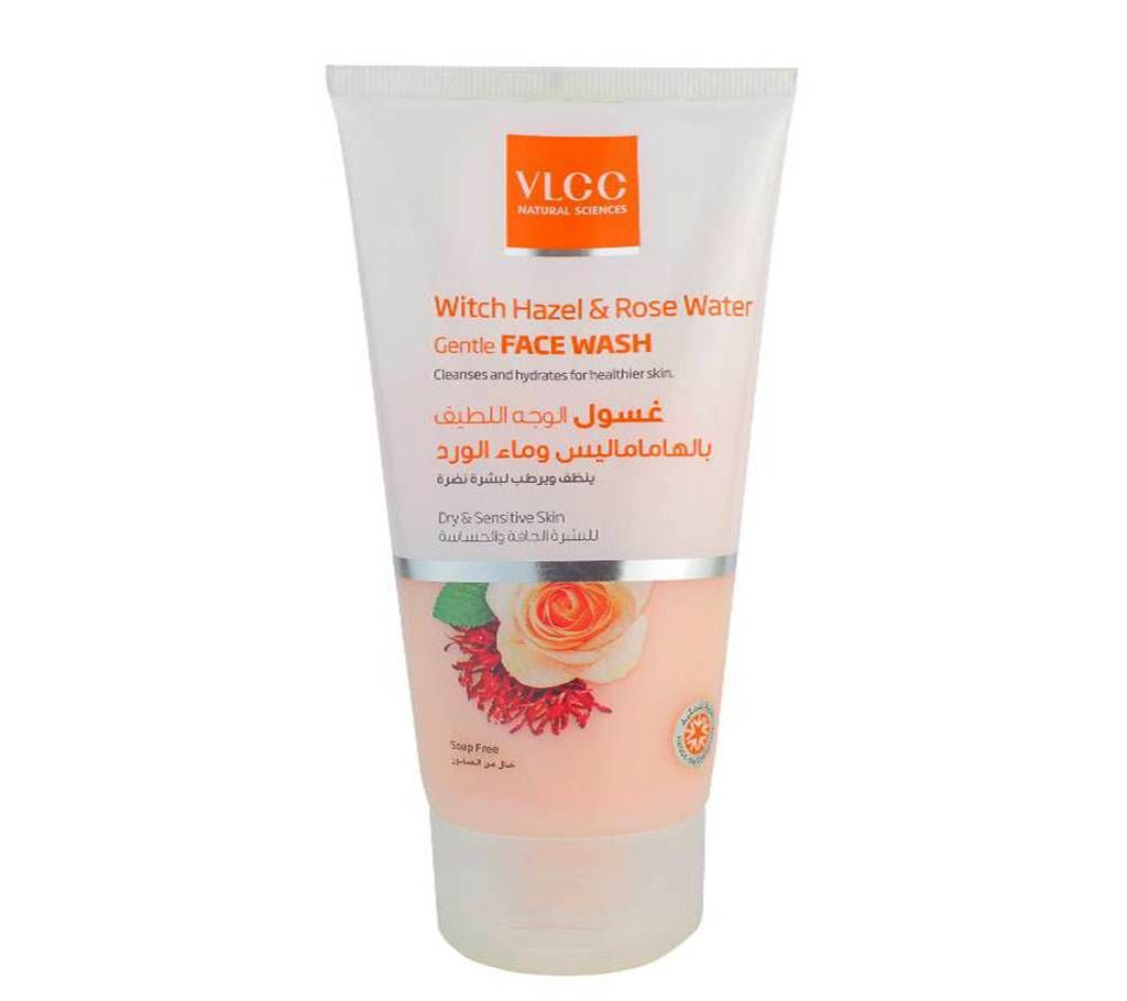 VLCC Witch Hazel and Rose Water Gentle Face Wash 150ml India