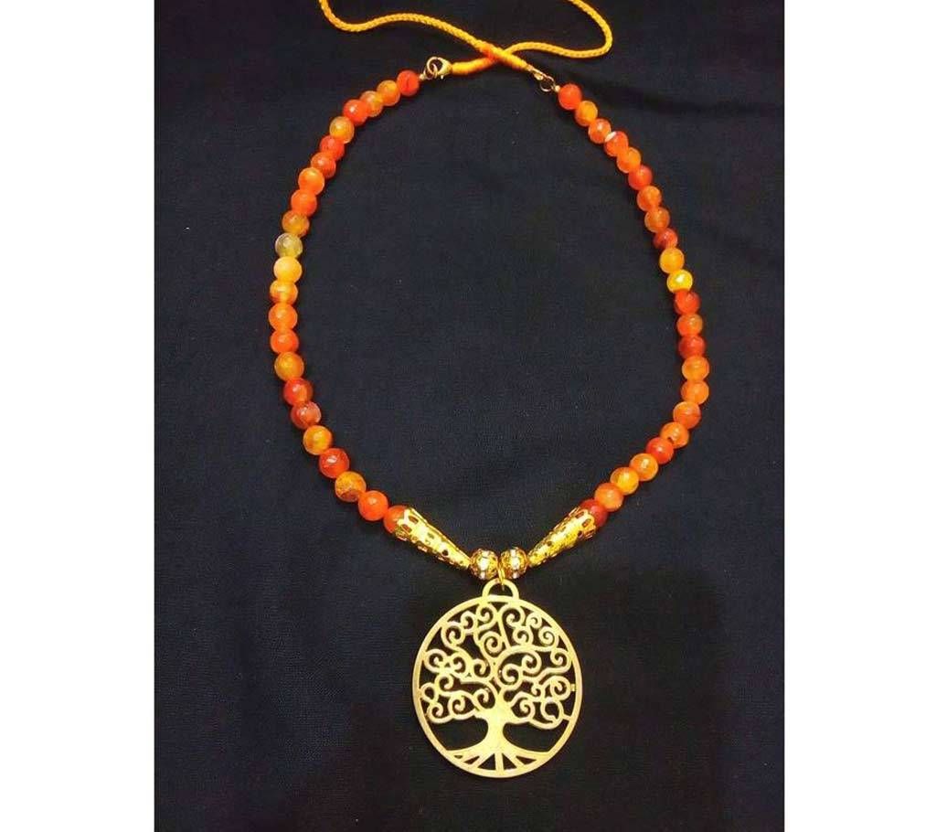 Orange Marble Pendant 