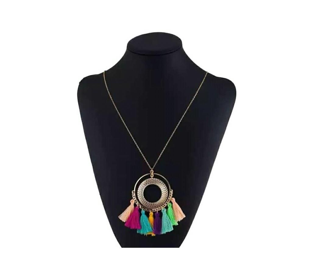 Zinc Alloy with Tassel Pendant 