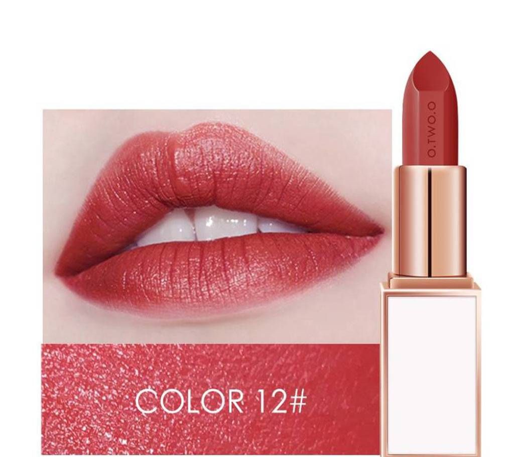 O.TWO.O Semi-velet Lipstick Shade #12 - China