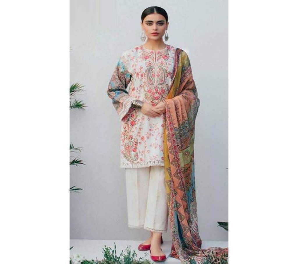 ROSEMEEN TEXTURE BY FEPIC Suits- 35002 Unstitched COTTON 3 pcs