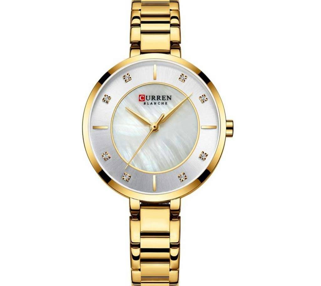 CURREN 9051 Womens Waterproof Watch - Gold
