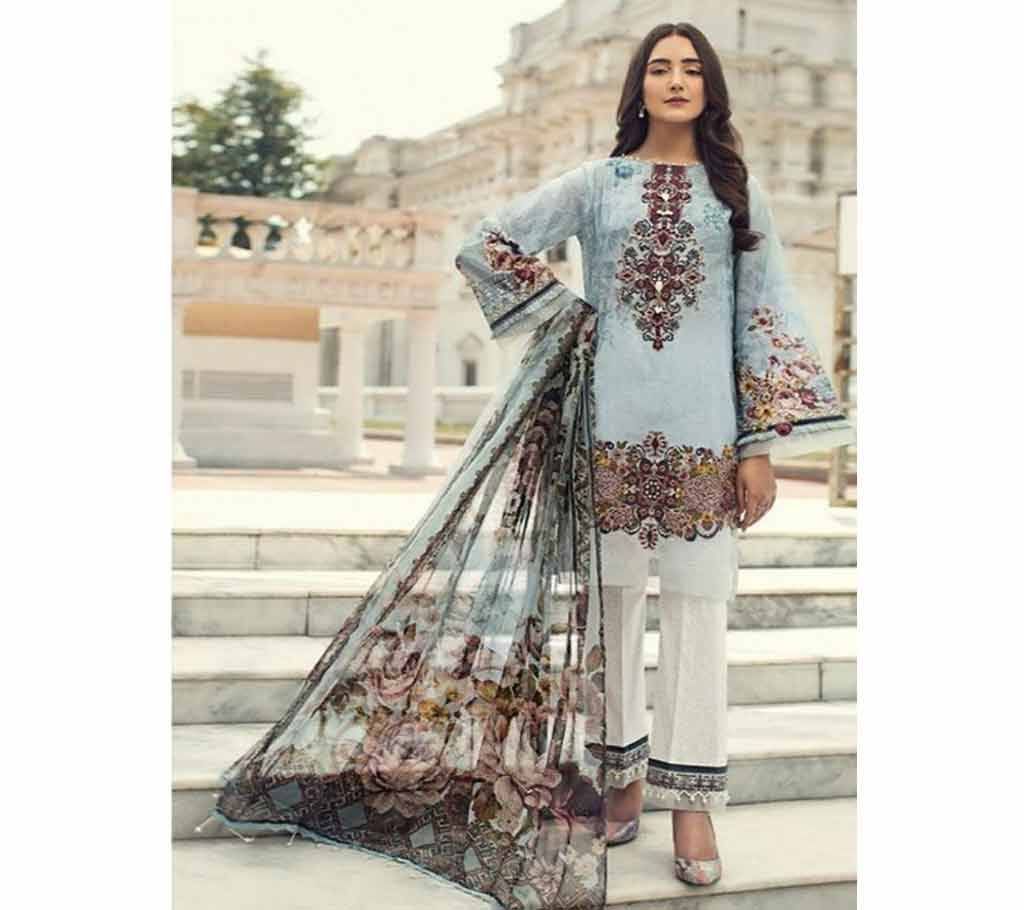 Unstitched Saniya Trenz Iris Lawn 2019