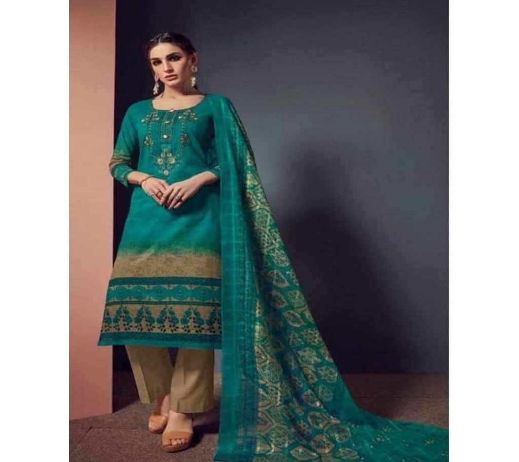 ORIGINAL COTTON SATIN INDIAN SALWAR KAMEEZ