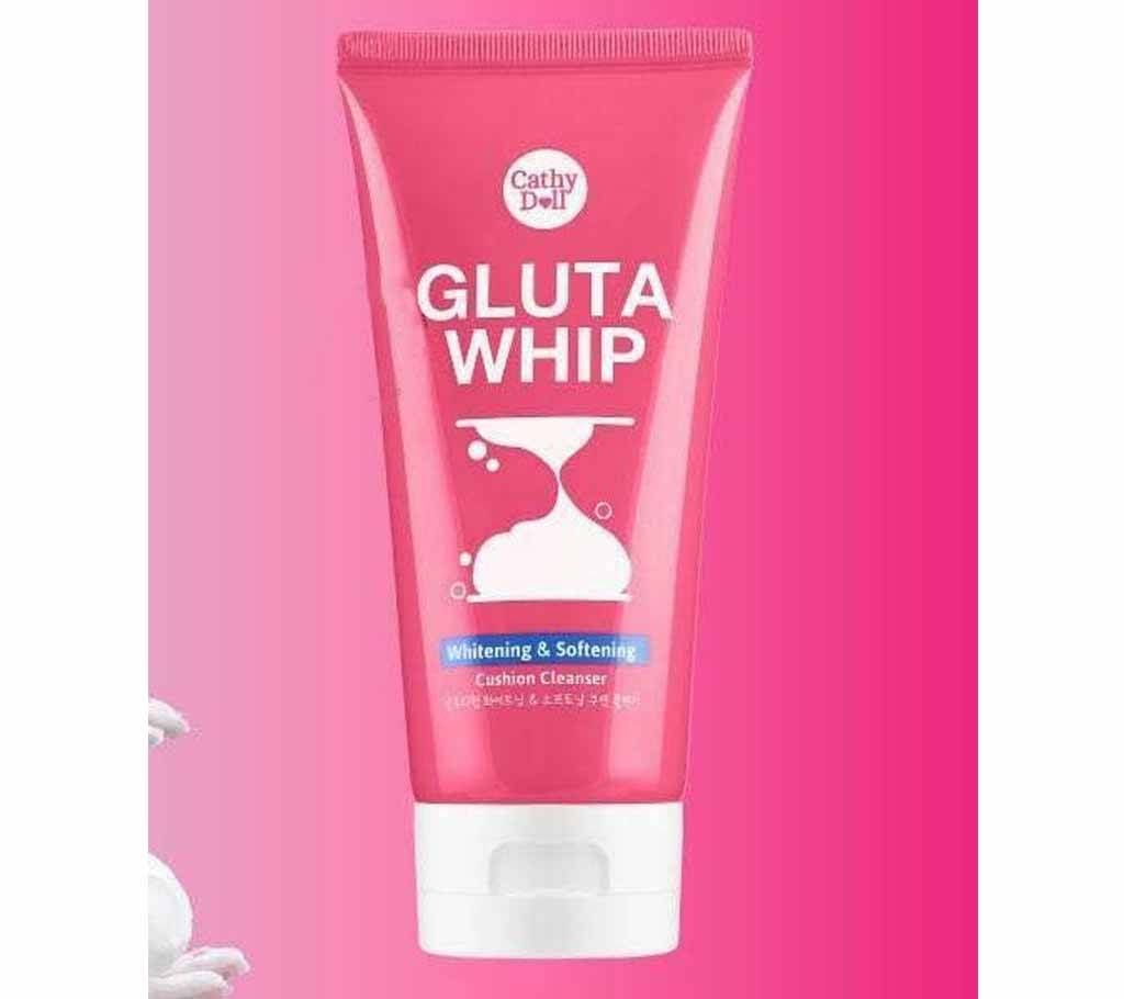 Cathy doll Gluta whip whitening & softening cushion cleanser-120gm-Thailand 