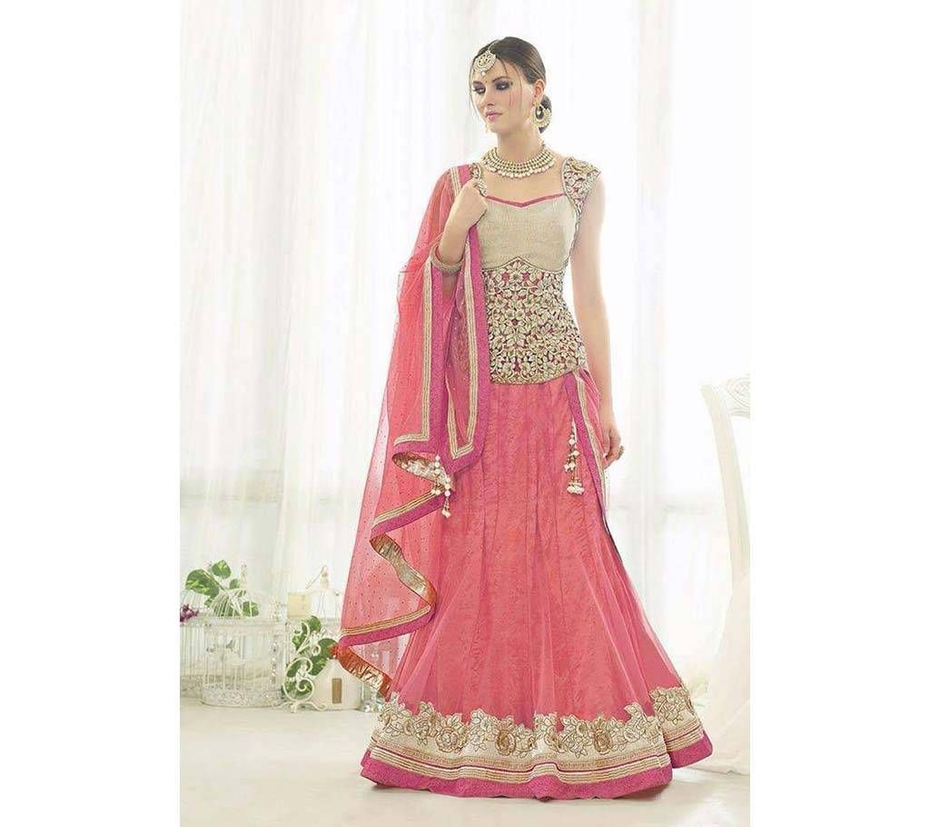 Indian Semi-Stited Georgette Lehenga (Copy)