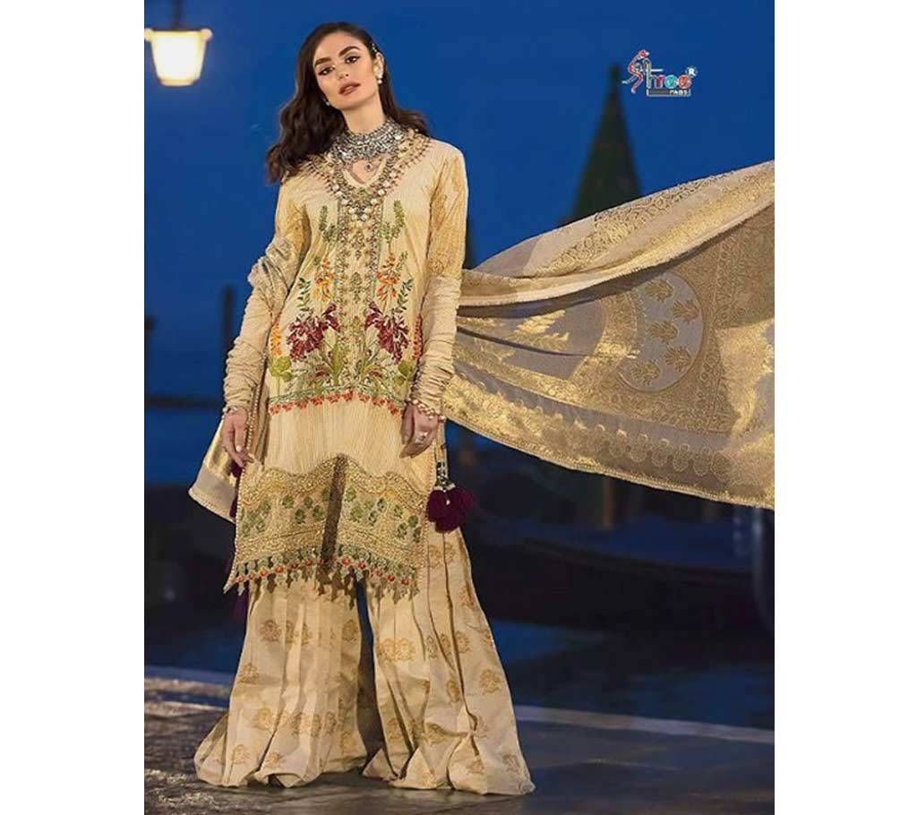 Unstitched Sana Safina - Premium Lawn - Salwar Kameez - 5108 - ASI